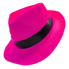 Sombrero Neon Plastico