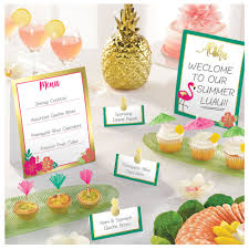 Kit Decorativo Buffet Pineapple Flamingo
