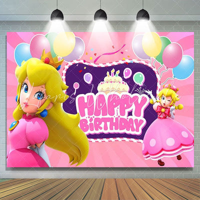Peach Princess Super Mario Backdrop (x1u)