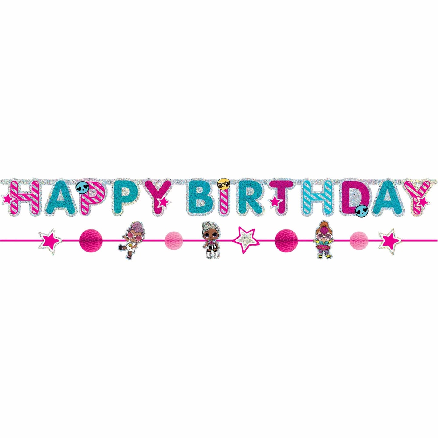 Banner Kit LOL Surprise "Happy Birthday" (x1u)