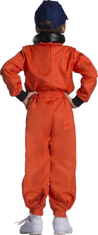 NASA Astronaut Orange Jumpsuit Kids Costume