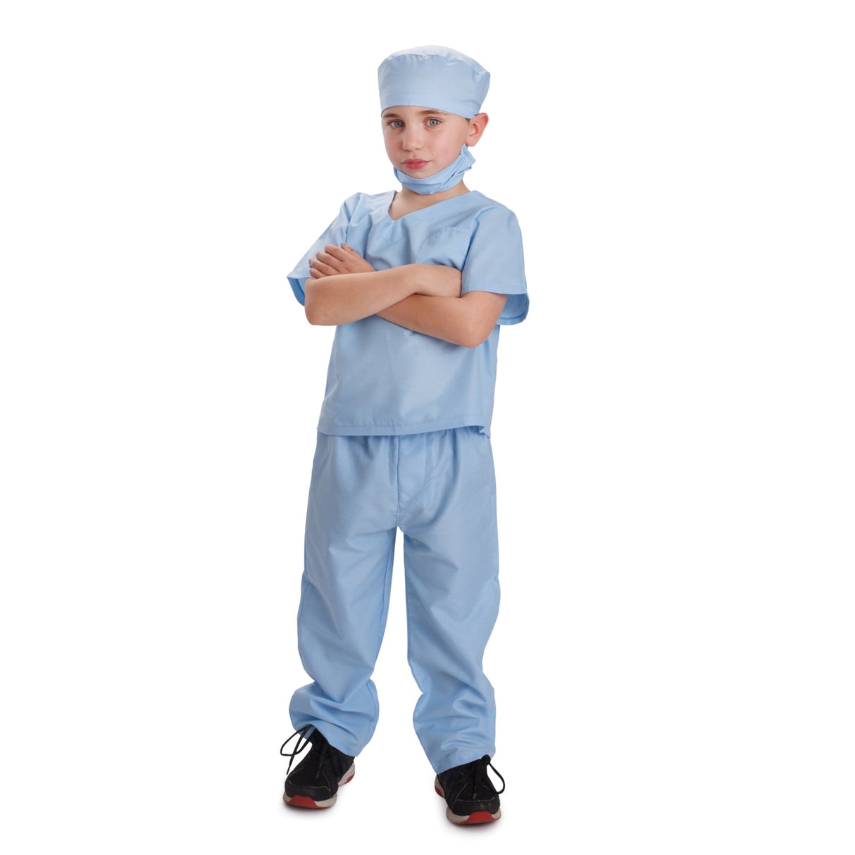 Blue Doctor Scrubs Costume - T4