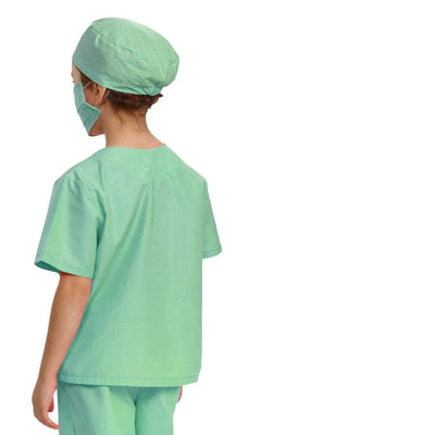 Green Doctor Scrubs Kids Costume