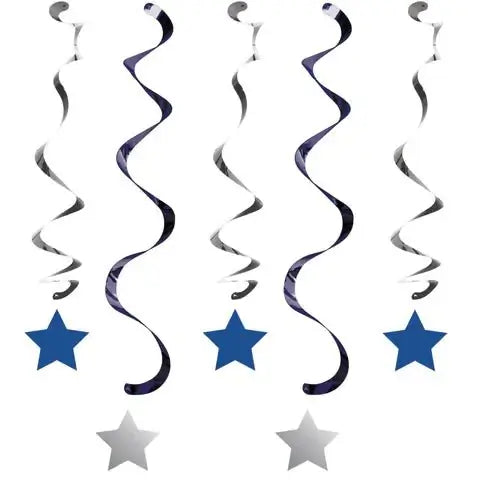 Espirales Decorativos Estrellas (x5u)