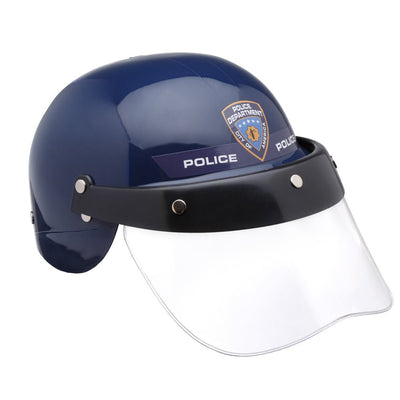 Police Helmet w/Transparent Visor