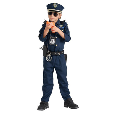 Police Officer Kids Costume Set