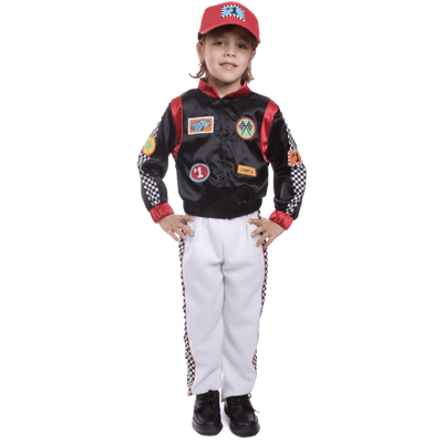 Race Car Driver Kids Boy Costume