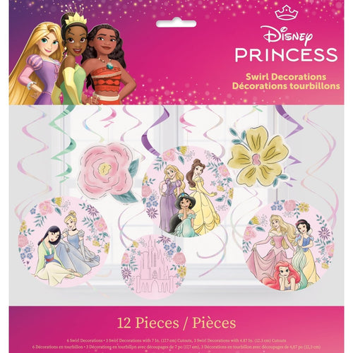 Disney Princess Hanging Swirls 12pcs