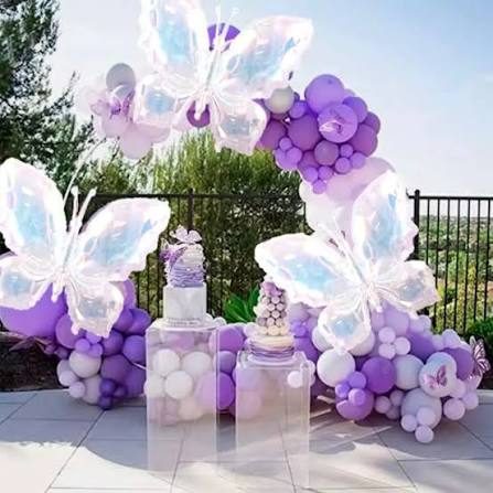 Mariposa Tornasol/Iridescence Foil Balloon (x1u)