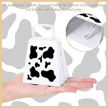 Cow Print Cowbell