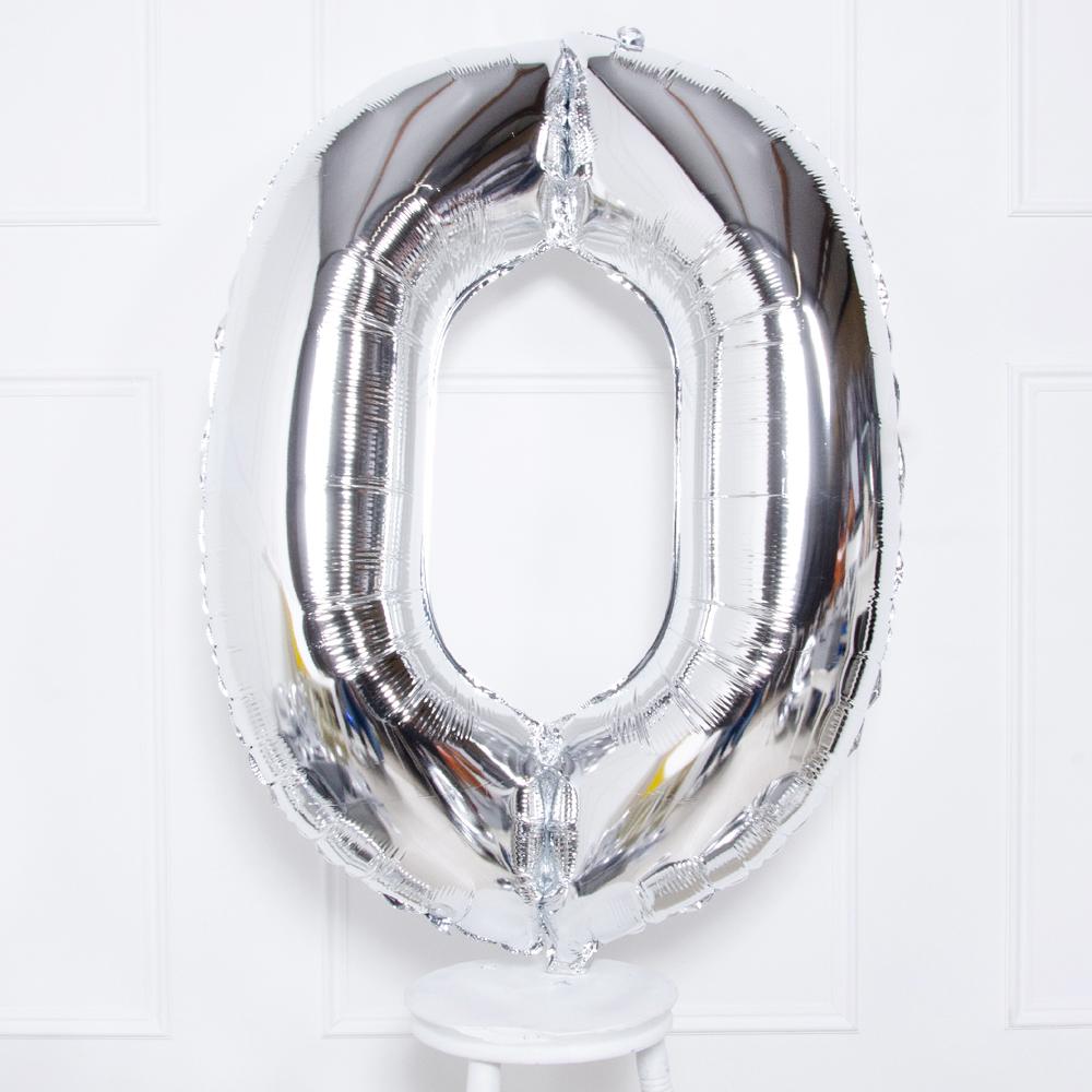 Supershape 34" Number 0 Silver