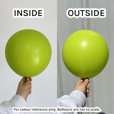 Kalisan Balloons 18” Standard Lime Green 3ct