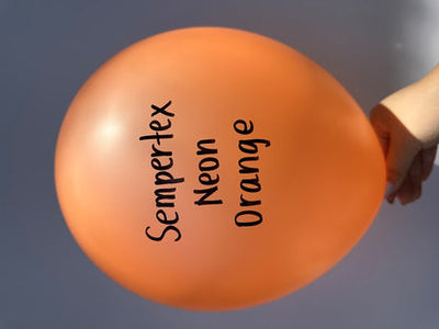 Sempertex 5" Neón Naranja 100ct