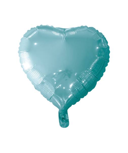 Babaloon Heart Baby Blue Foil Balloon 16"