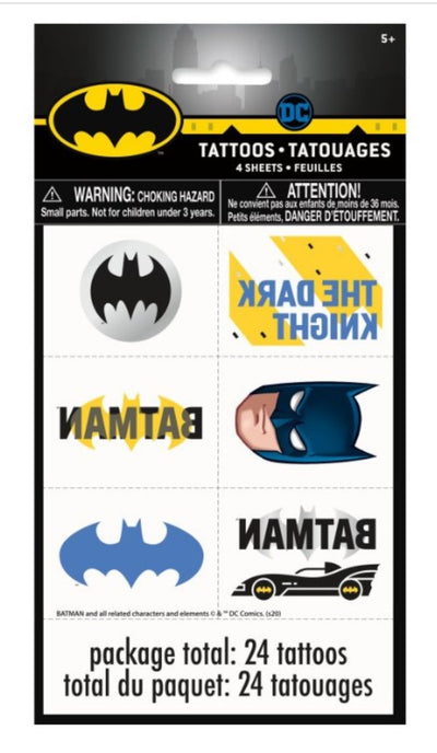 Batman Tattoos 4 Sheets