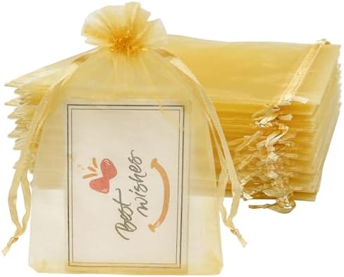 Organza Oro 3"x4" 12pcs