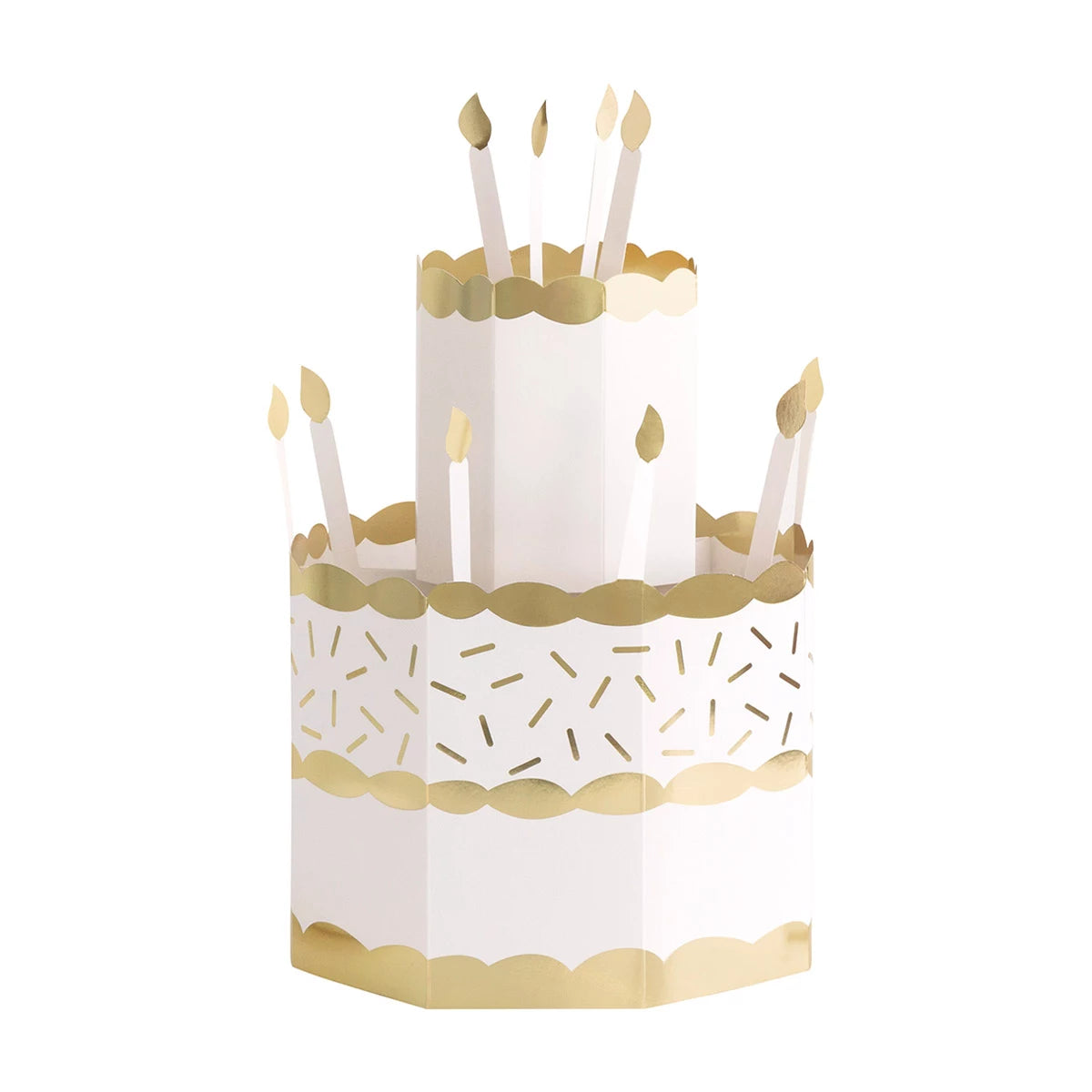 Gold Party Cake Centerpiece 1ct