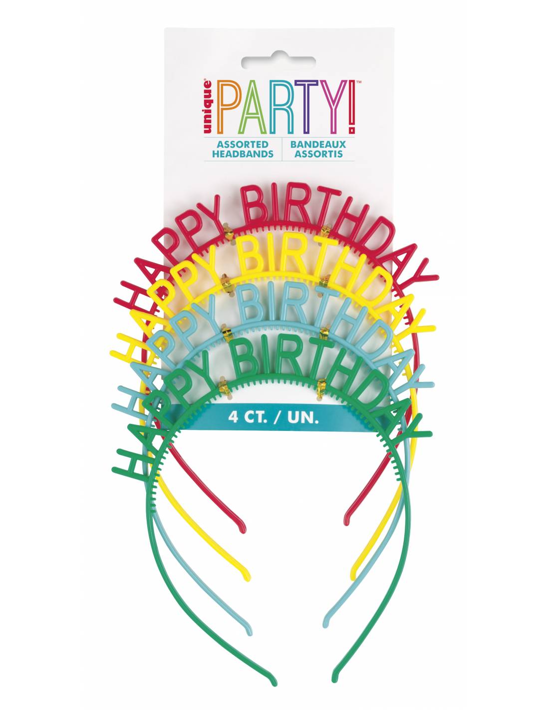 Headbands Happy Birthday 4ct