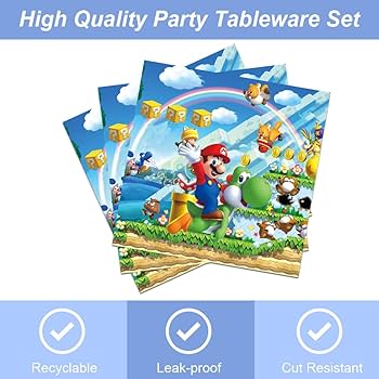 Mario Bros Servilletas (x20u)