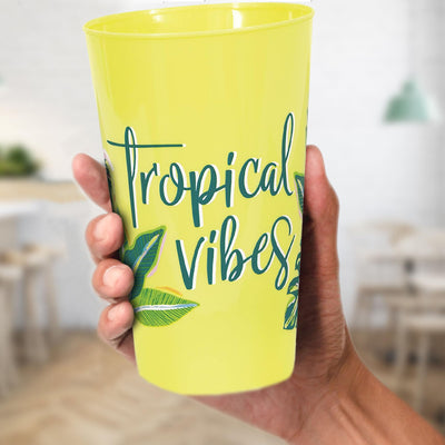 Tropical Leaves Cup (x1u)