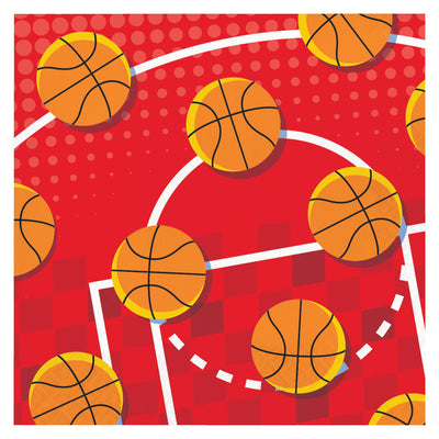 Basketball Sport Spirit Napkins 16pcs