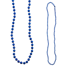Blue Beads Necklaces 12pcs