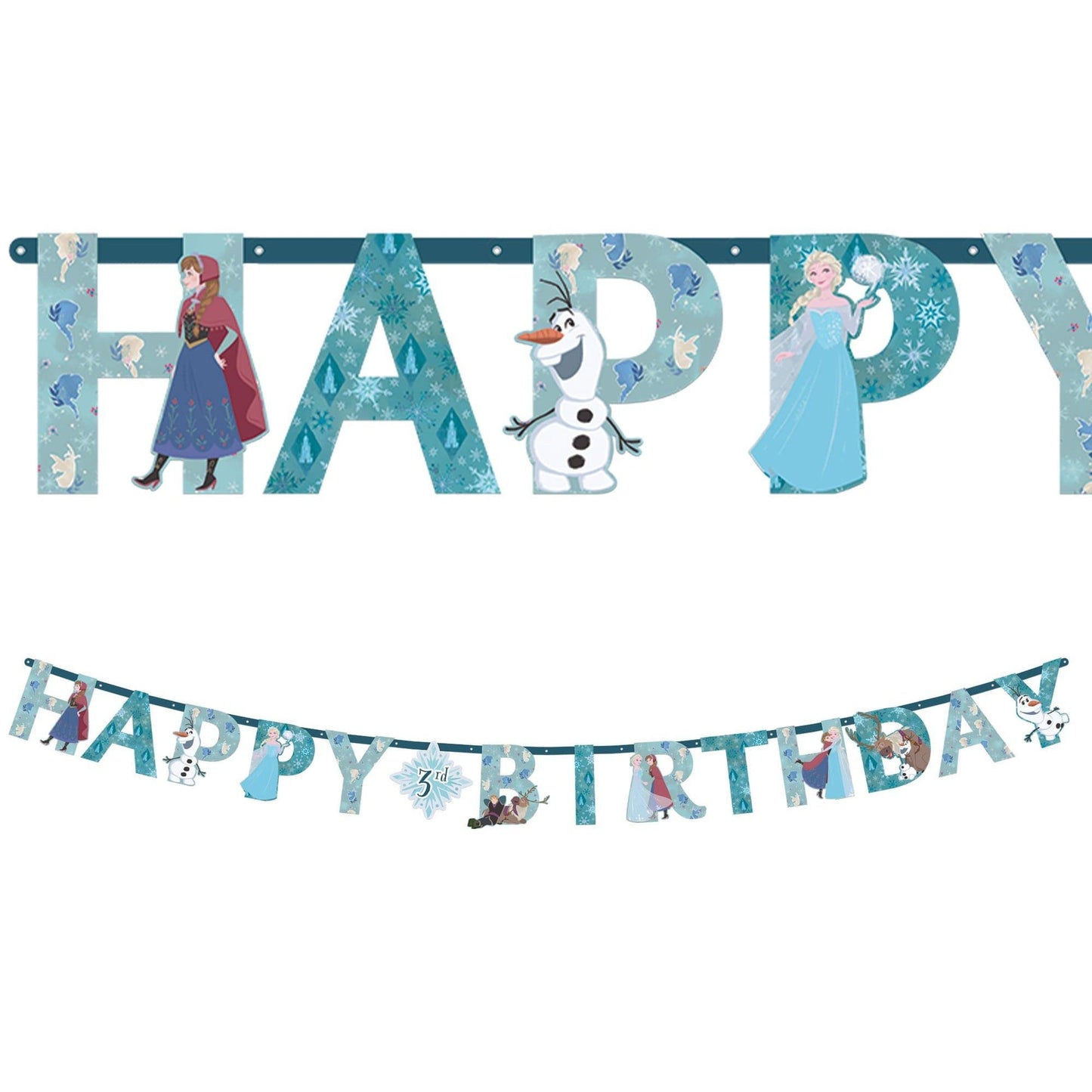 Frozen Jumbo Letter Banner Kit