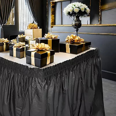 Table Skirt Black 29in x 14ft