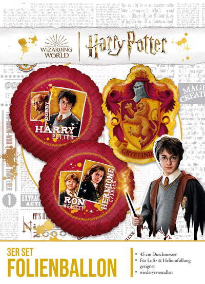 Harry Potter Foil Balloons 18" 3pcs