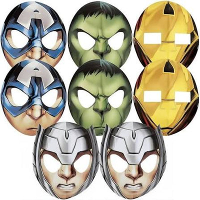 Avengers Party Mascara 8pcs