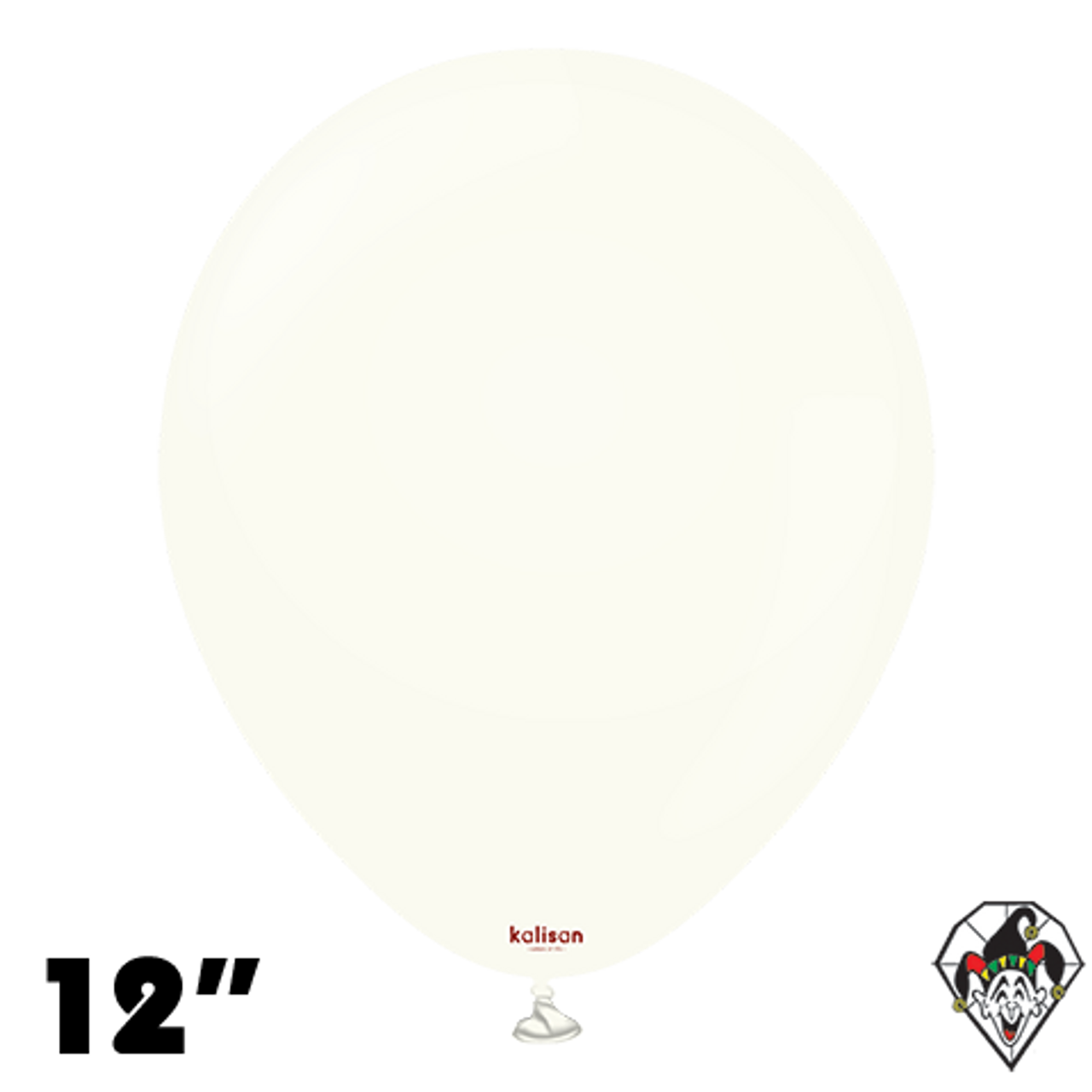 Kalisan 12" Retro White 50ct