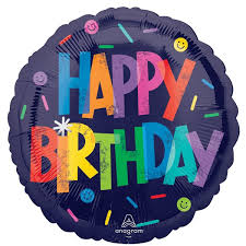 Bold Birthday Foil Balloon 18"