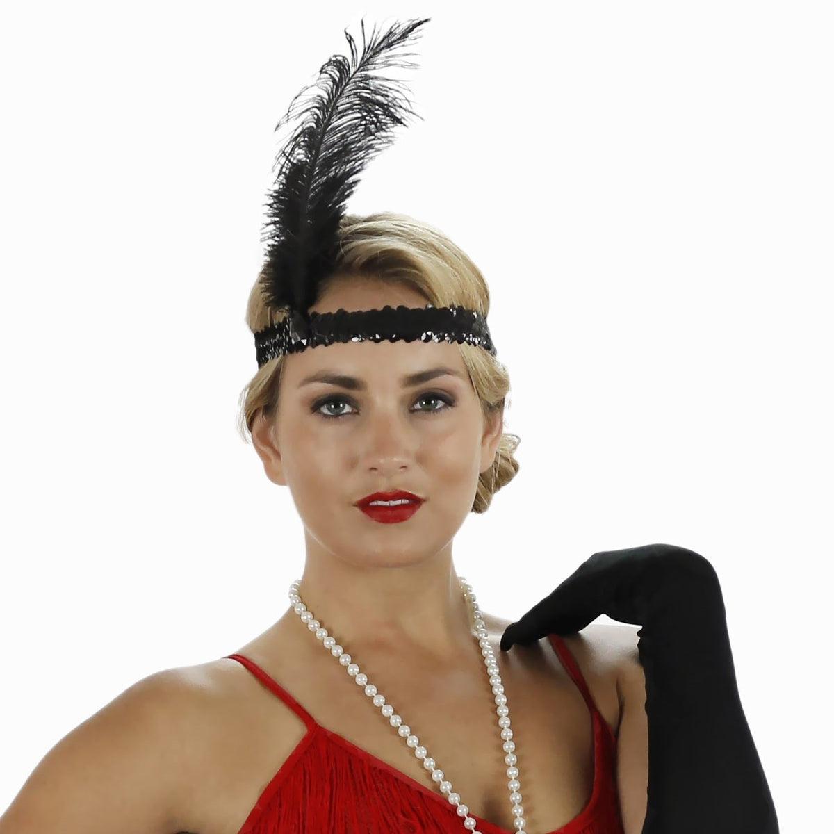 Flapper Headband-Black