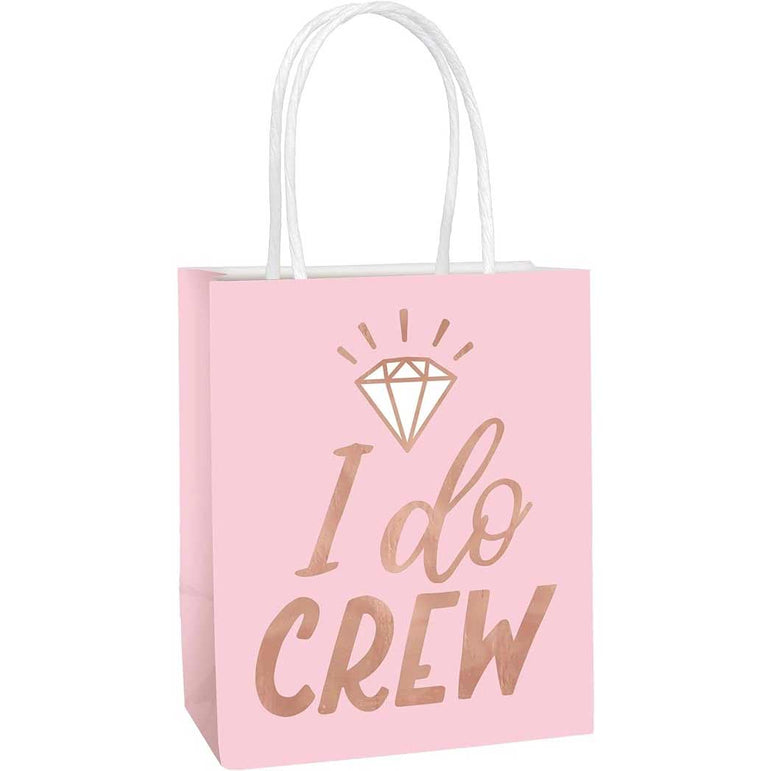 Blush Wedding Gift Bags 6pcs