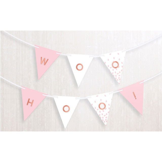 Blush Wedding Banner Kit