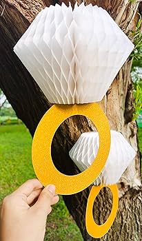 Honeycomb Ring Hanging Decorative 3pcs