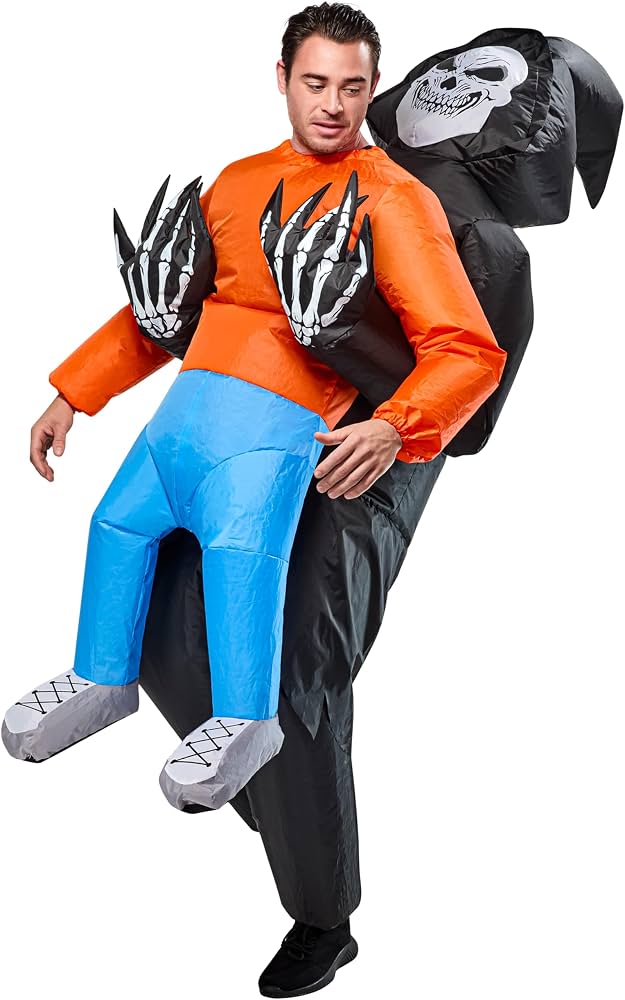 Inflatable Grim Reaper Adult Costume Standard One Size