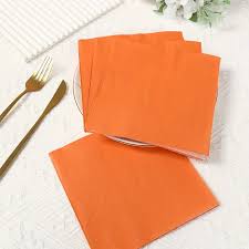 Orange Napkins 20pcs