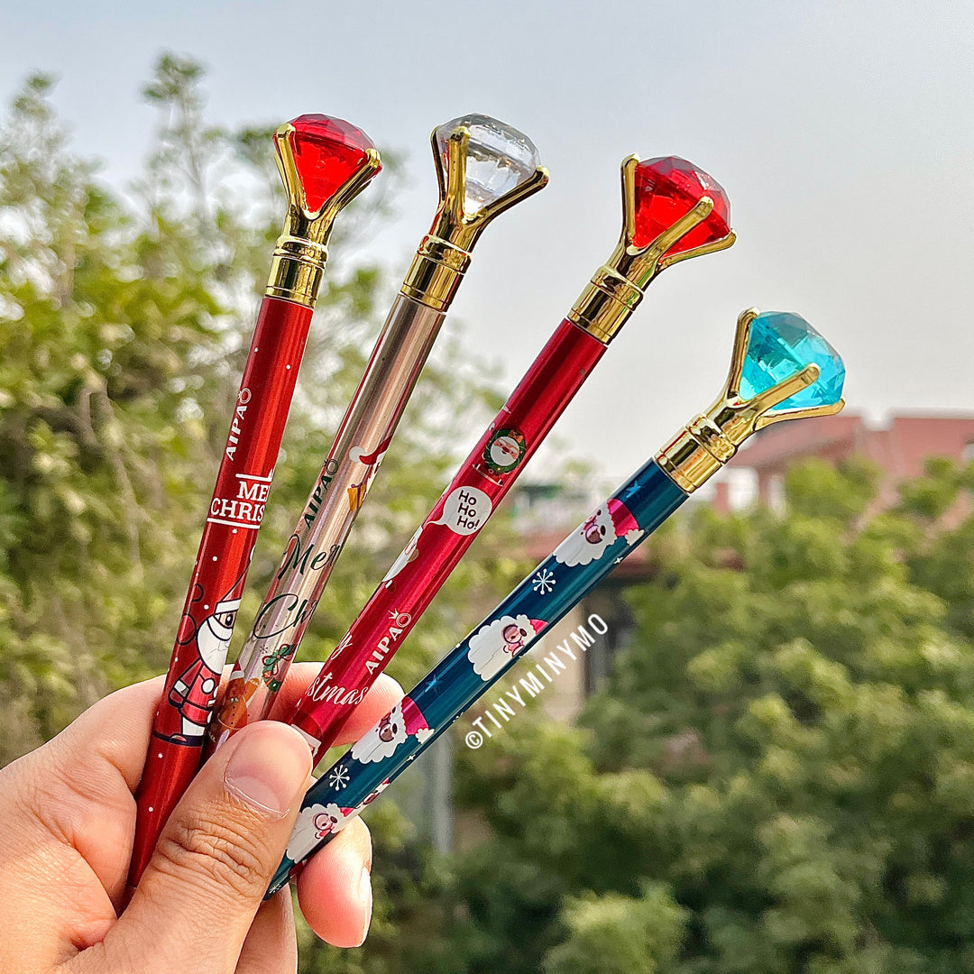 Bolígrafos de Navidad (Christmas Diamond Top Pen)