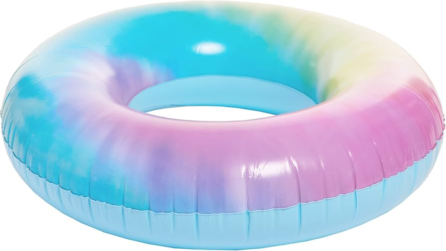 Pool Float Tie Dye Swim Ring