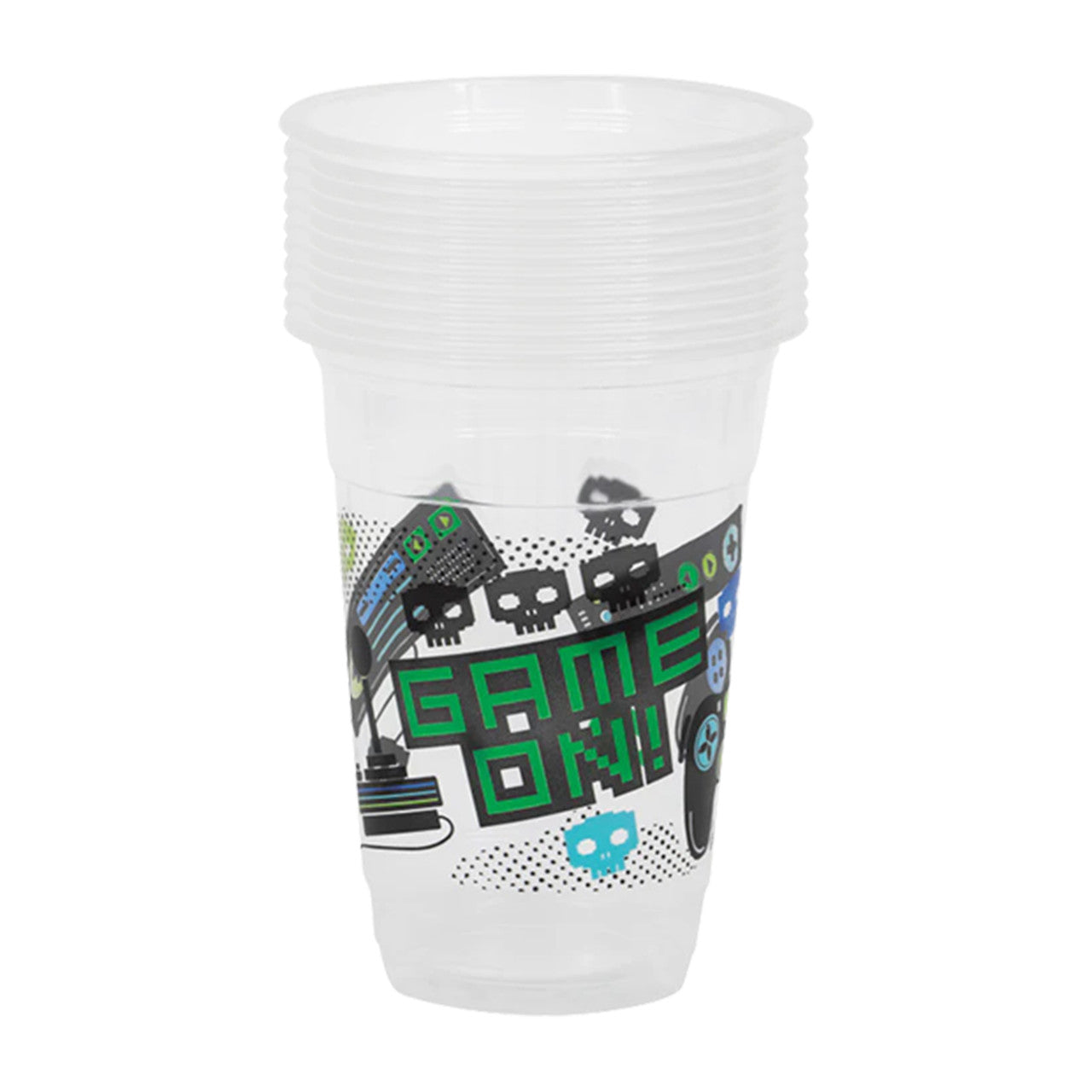 Gamer Birthday Plastic Cups 8ct