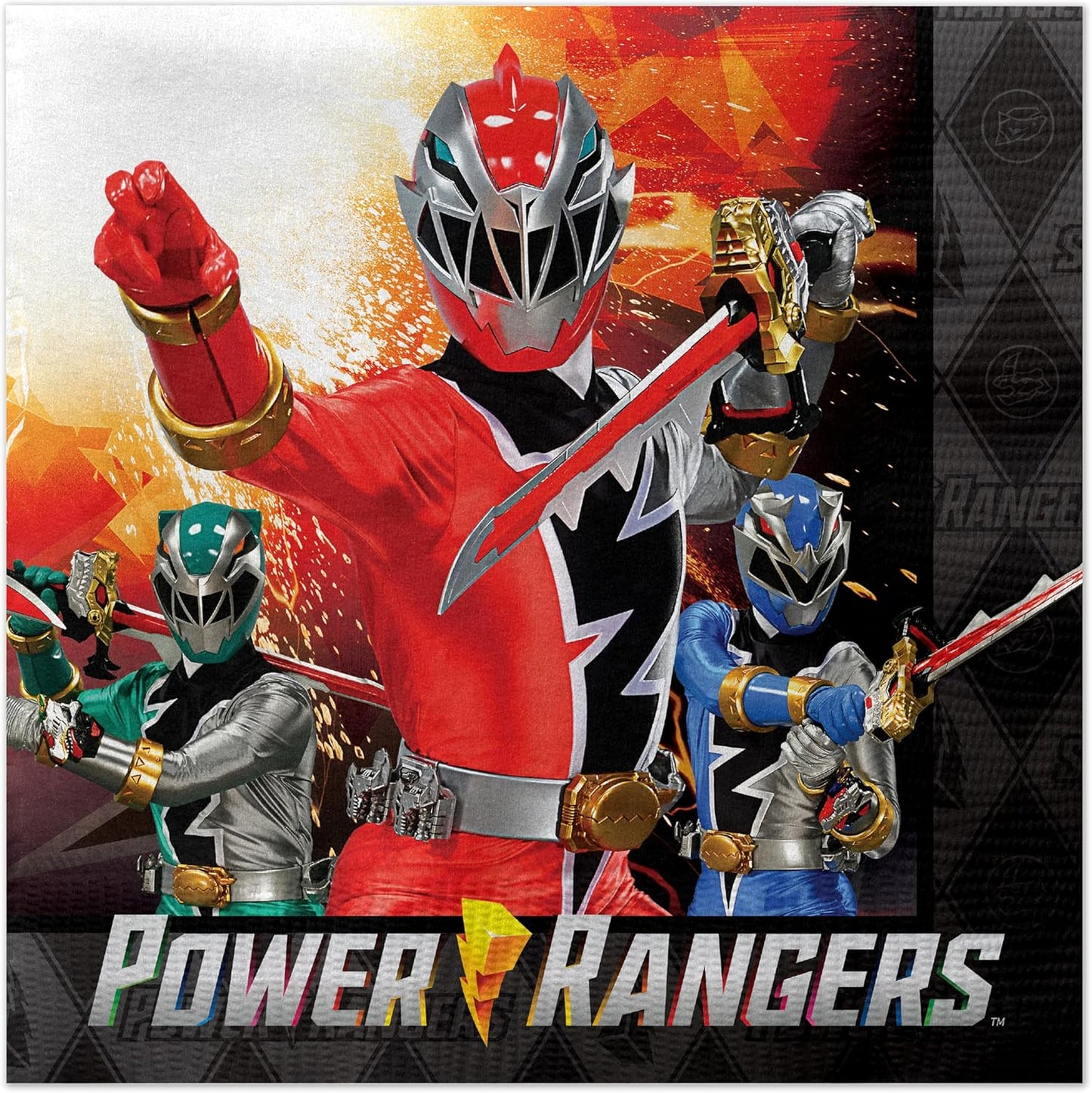 Power Rangers Napkins - Power Rangers Party Supplies