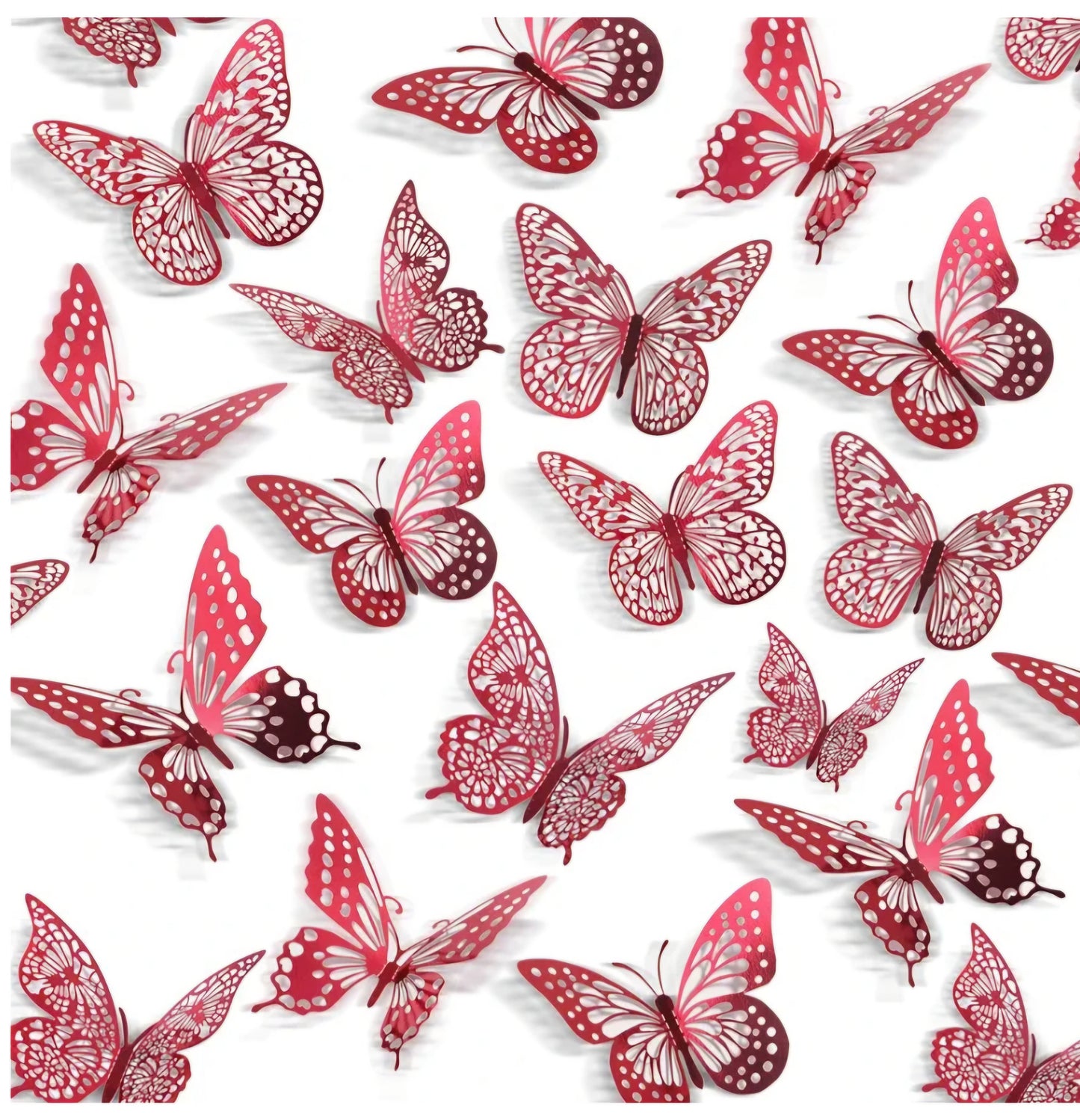 Mariposa Decorativa 12 unidades