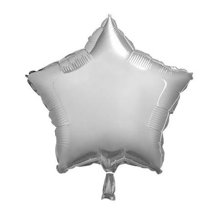 Babaloon Star Silver Foil Balloon 16"