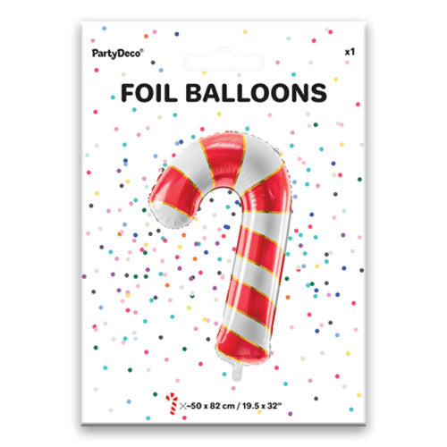 Candy Cane Foil Balloon