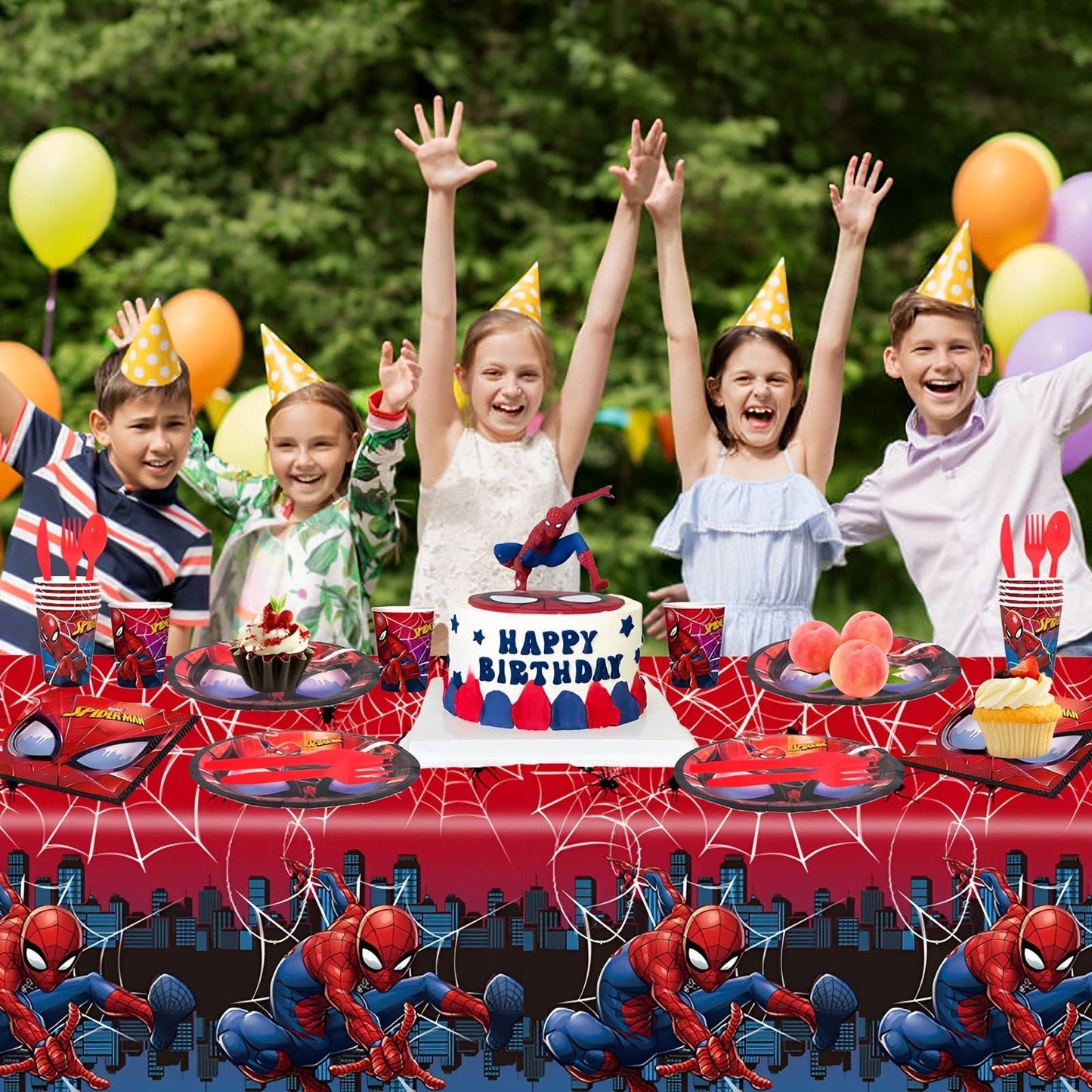 Spiderman Tablecover Plastic (x1u)