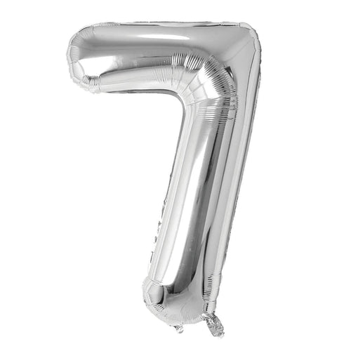 Supershape 34" Number #7 Silver