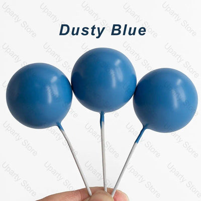 Cake topper Set Dusty Blue 20pcs
