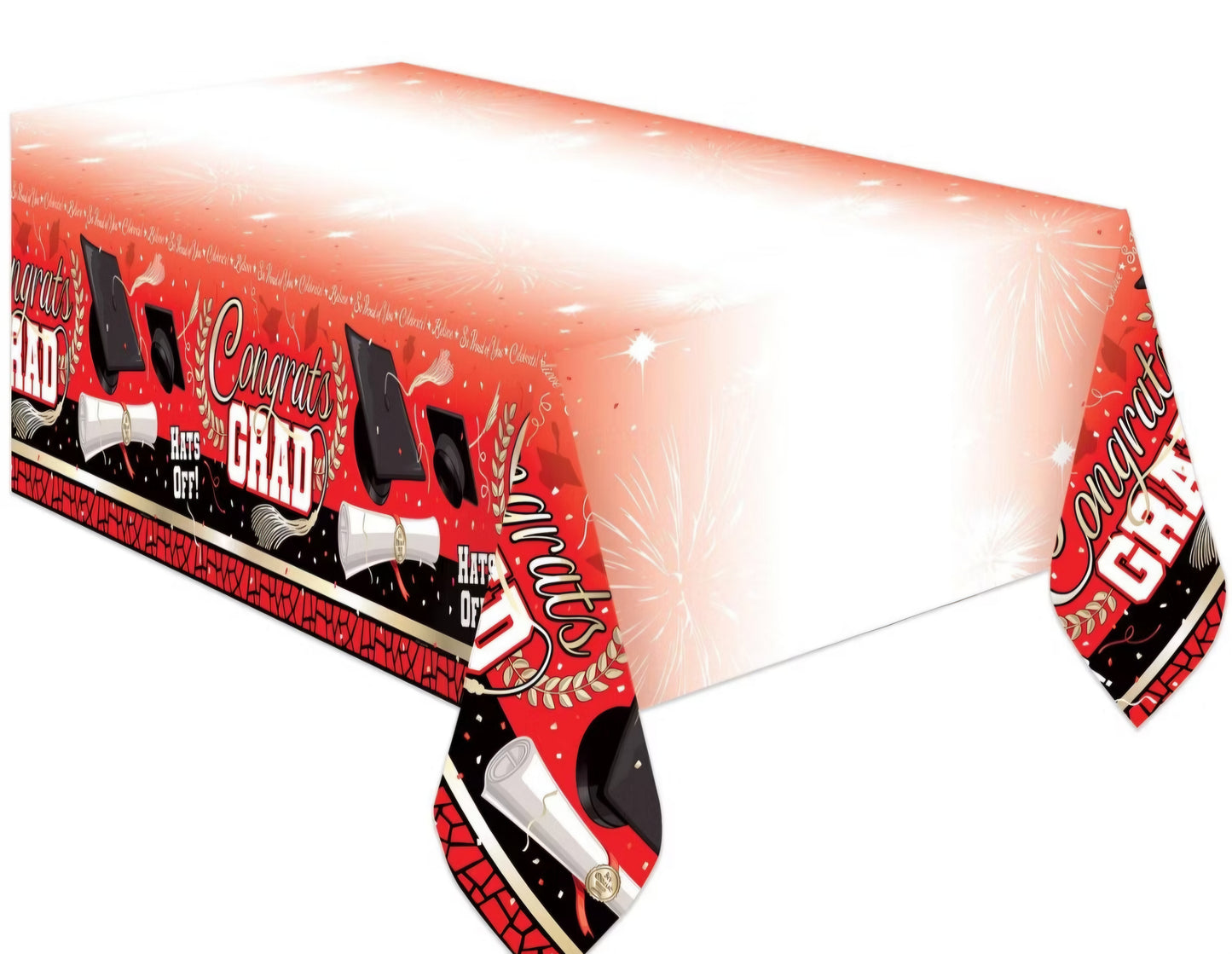 Red Graduation Party Mantel (x1u)