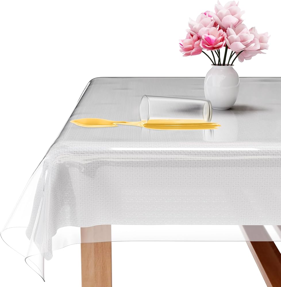 Plastic Table-cover Clear 54"x108"